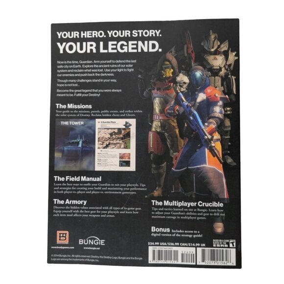 Destiny 1 Signature Series Guide Strategy Guide Brady Games - Picture 2 of 2